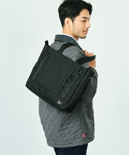 Alpha Industries（アルファインダストリーズ）の「ポリエステルコーデュラ ツールトートバッグL（トートバッグ・メンズ・ブラック/グレー系その他・FREE）」の7枚目の写真
