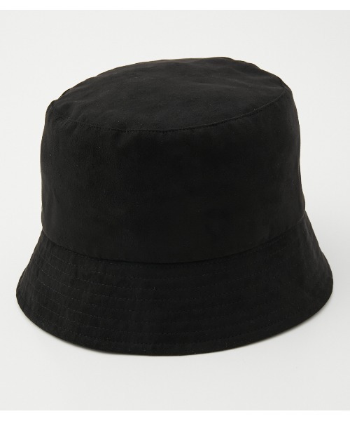 AZUL by moussy（アズールバイマウジー）の「BUCKET HAT/バケットハット（キャップ・レディース・ブラック/ライトブラウン・FREE）」の2枚目の写真
