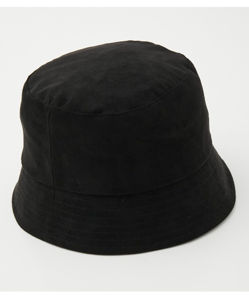 AZUL by moussy（アズールバイマウジー）の「BUCKET HAT/バケットハット（キャップ・レディース・ブラック/ライトブラウン・FREE）」の4枚目の写真