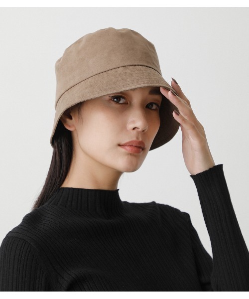 AZUL by moussy（アズールバイマウジー）の「BUCKET HAT/バケットハット（キャップ・レディース・ブラック/ライトブラウン・FREE）」の14枚目の写真