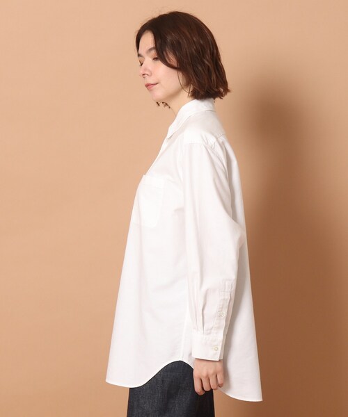 DRESSTERIOR(ドレステリア)の「◆オックスフォードシャツ(シャツ/ブラウス・レディース・ホワイト/サックスブルー・38/36)」の5枚目の写真