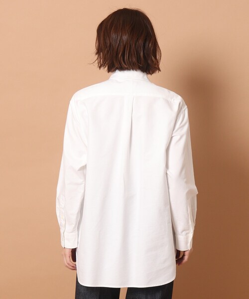 DRESSTERIOR(ドレステリア)の「◆オックスフォードシャツ(シャツ/ブラウス・レディース・ホワイト/サックスブルー・38/36)」の6枚目の写真