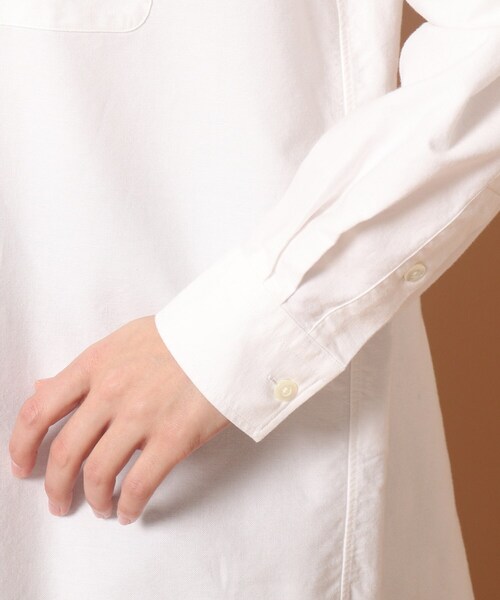 DRESSTERIOR(ドレステリア)の「◆オックスフォードシャツ(シャツ/ブラウス・レディース・ホワイト/サックスブルー・38/36)」の8枚目の写真