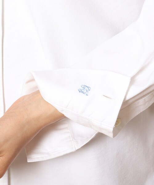 DRESSTERIOR(ドレステリア)の「◆オックスフォードシャツ(シャツ/ブラウス・レディース・ホワイト/サックスブルー・38/36)」の9枚目の写真