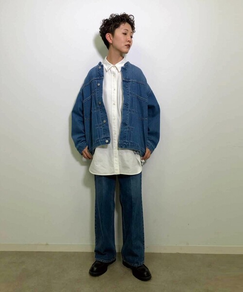 DRESSTERIOR(ドレステリア)の「◆オックスフォードシャツ(シャツ/ブラウス・レディース・ホワイト/サックスブルー・38/36)」の14枚目の写真