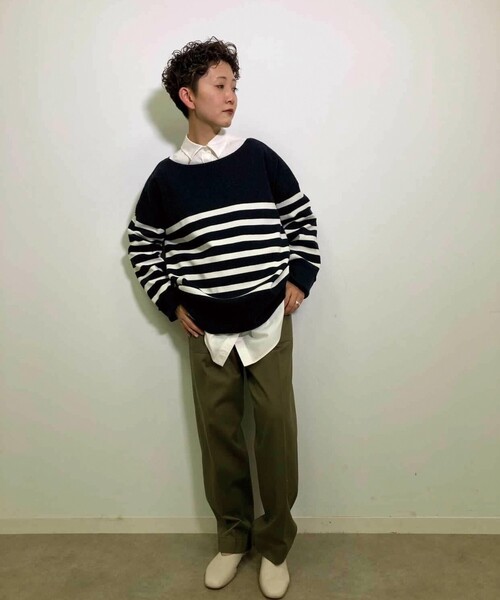 DRESSTERIOR(ドレステリア)の「◆オックスフォードシャツ(シャツ/ブラウス・レディース・ホワイト/サックスブルー・38/36)」の15枚目の写真