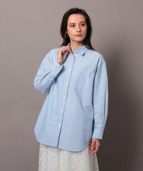 DRESSTERIOR(ドレステリア)の「◆オックスフォードシャツ(シャツ/ブラウス・レディース・ホワイト/サックスブルー・38/36)」の17枚目の写真