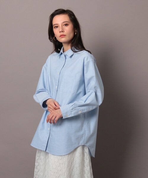 DRESSTERIOR(ドレステリア)の「◆オックスフォードシャツ(シャツ/ブラウス・レディース・ホワイト/サックスブルー・38/36)」の18枚目の写真