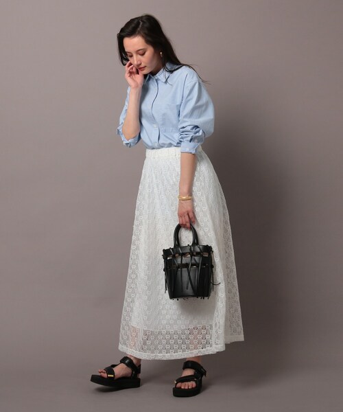 DRESSTERIOR(ドレステリア)の「◆オックスフォードシャツ(シャツ/ブラウス・レディース・ホワイト/サックスブルー・38/36)」の21枚目の写真