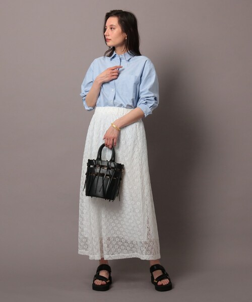 DRESSTERIOR(ドレステリア)の「◆オックスフォードシャツ(シャツ/ブラウス・レディース・ホワイト/サックスブルー・38/36)」の22枚目の写真