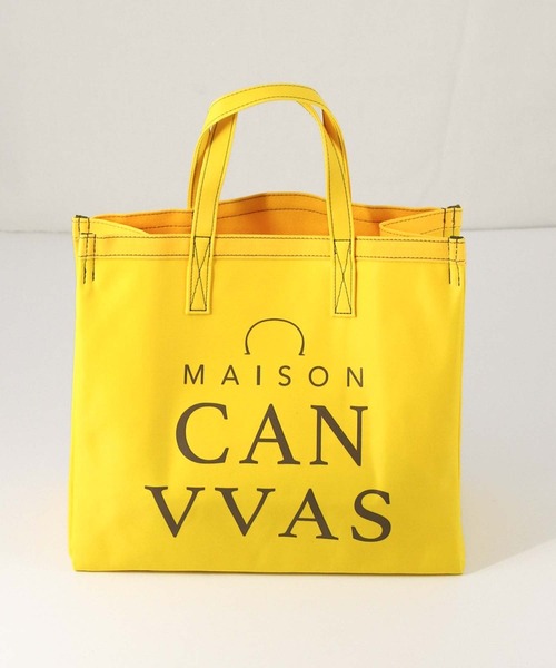 Gready Brilliant（グレディブリリアン）の「ＣＡＮＶＶＡＳロゴトート（トートバッグ・レディース・グレー/イエロー・FREE）」の3枚目の写真