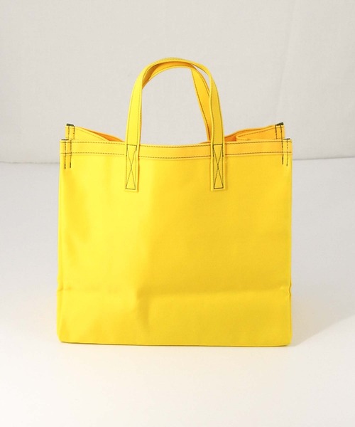 Gready Brilliant（グレディブリリアン）の「ＣＡＮＶＶＡＳロゴトート（トートバッグ・レディース・グレー/イエロー・FREE）」の5枚目の写真