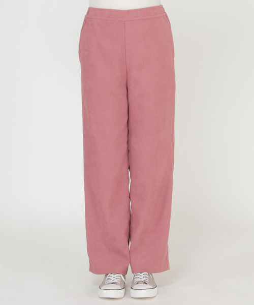 LBC(エルビーシー)の「スウェードタッチイージーパンツ(その他パンツ・レディース・チャコールグレー/ベージュ/ピンク/ブルー・M/L)」の10枚目の写真