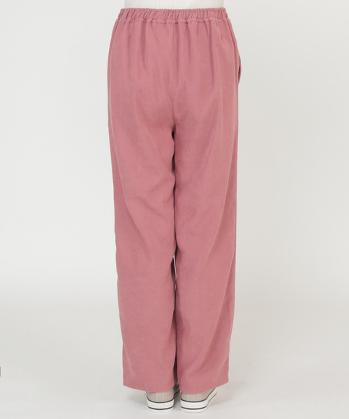 LBC(エルビーシー)の「スウェードタッチイージーパンツ(その他パンツ・レディース・チャコールグレー/ベージュ/ピンク/ブルー・M/L)」の12枚目の写真