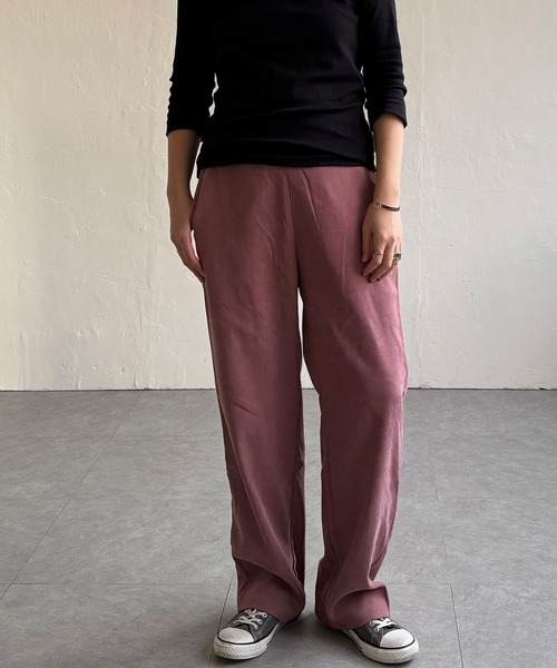 LBC(エルビーシー)の「スウェードタッチイージーパンツ(その他パンツ・レディース・チャコールグレー/ベージュ/ピンク/ブルー・M/L)」の22枚目の写真