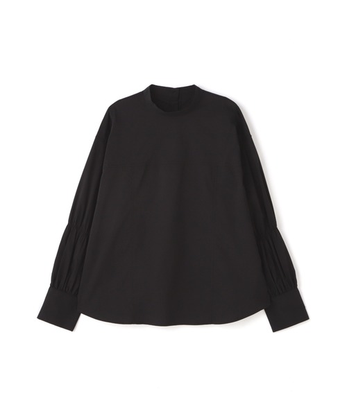 N.（N. Natural Beauty Basic）（エヌエヌナチュラルビューティーベーシック）の「◆ハイネックシャーリングスリーブブラウス（シャツ/ブラウス・レディース・オフホワイト/グリーン/ブラック・MEDIUM）」の19枚目の写真