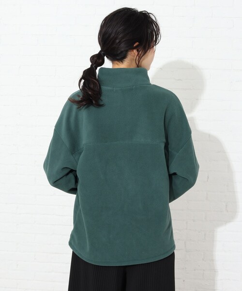 Cutie Blonde(キューティーブロンド)の「◆【S-L】ハーフジップフリース(Tシャツ/カットソー・レディース・オフホワイト/グリーン/サンドベージュ・02/01/03)」の18枚目の写真