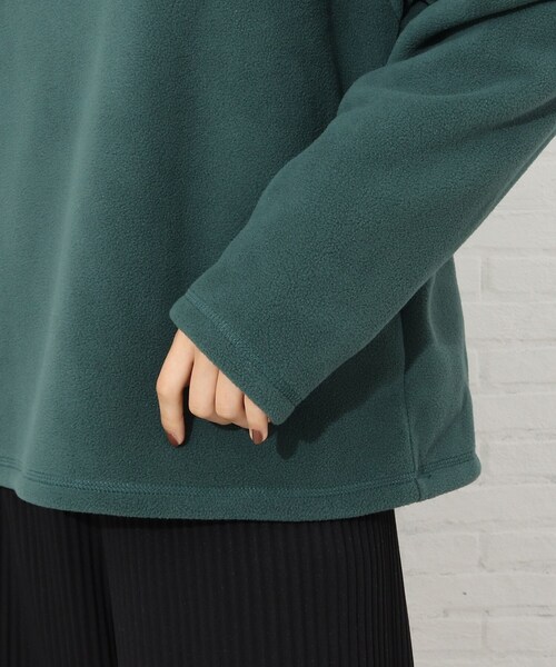 Cutie Blonde(キューティーブロンド)の「◆【S-L】ハーフジップフリース(Tシャツ/カットソー・レディース・オフホワイト/グリーン/サンドベージュ・02/01/03)」の20枚目の写真