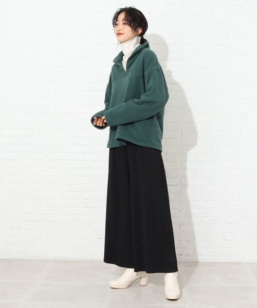 Cutie Blonde(キューティーブロンド)の「◆【S-L】ハーフジップフリース(Tシャツ/カットソー・レディース・オフホワイト/グリーン/サンドベージュ・02/01/03)」の22枚目の写真