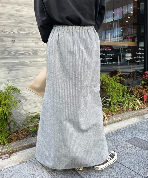 StyleSea（スタイルシー）の「ヘリンボーンマーメイドスカート（スカート・レディース・アイボリー/グレー/ブラック・MEDIUM）」の10枚目の写真