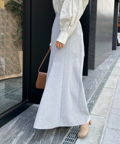 StyleSea（スタイルシー）の「ヘリンボーンマーメイドスカート（スカート・レディース・アイボリー/グレー/ブラック・MEDIUM）」の20枚目の写真