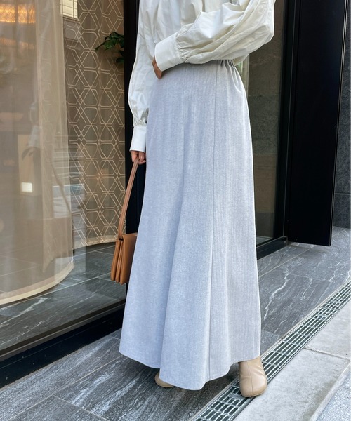 StyleSea（スタイルシー）の「ヘリンボーンマーメイドスカート（スカート・レディース・アイボリー/グレー/ブラック・MEDIUM）」の19枚目の写真
