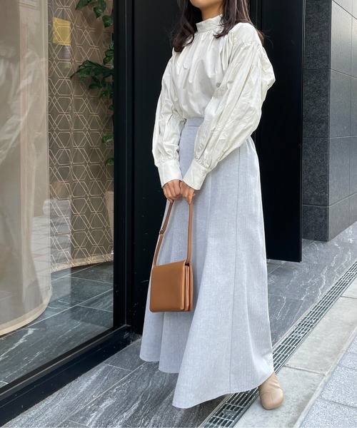 StyleSea（スタイルシー）の「ヘリンボーンマーメイドスカート（スカート・レディース・アイボリー/グレー/ブラック・MEDIUM）」の14枚目の写真