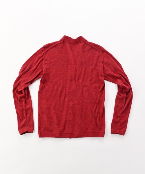 45R（フォーティファイブアール）の「スーピマオーガニックの超ガーゼ908カーディガン（カーディガン/ボレロ・レディース・ライトグレー/レッド/ライトピンク/グリーン/ネイビー・SMALL/MEDIUM/X-SMALL/LARGE）」の12枚目の写真