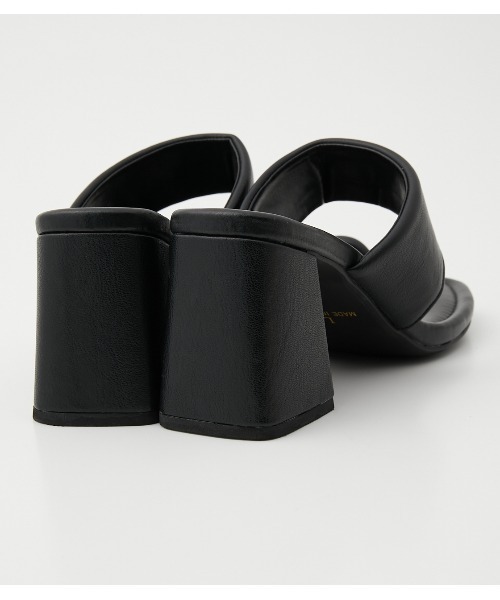 AZUL by moussy(アズールバイマウジー)の「CHUNKY HEEL THUMB SANDALS/チャンキーヒールサムサンダル(サンダル・レディース・ブラック・LARGE/SMALL/MEDIUM)」の3枚目の写真