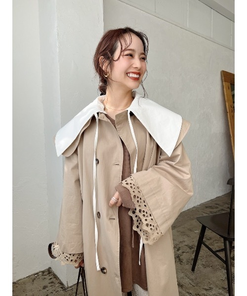 JUMELLE(ジュメロ)の「JMトレンチコート(トレンチコート・レディース・ベージュ・FREE)」の9枚目の写真