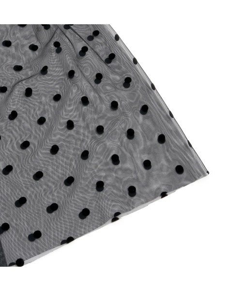 JENNI love(ジェニィラブ)の「ドットチュールラップベルト(ベルト・キッズ・ブラック・130-140cm/150-160cm)」の10枚目の写真