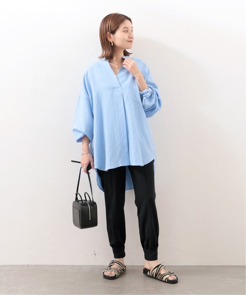 JOURNAL STANDARD（ジャーナルスタンダード）の「《追加》ピンタックジョガーパンツ◆（その他パンツ・レディース・ブラック/ネイビー・38/36）」の18枚目の写真