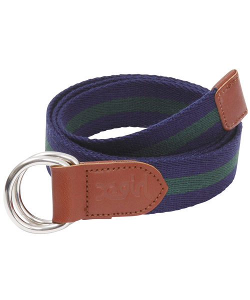 X-girl（エックスガール）の「PREPPY TAPE BELT（ベルト・レディース・ブラック/レッド/ネイビー・ONE SIZE）」の3枚目の写真