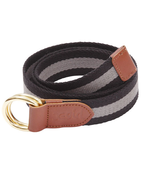 X-girl（エックスガール）の「PREPPY TAPE BELT（ベルト・レディース・ブラック/レッド/ネイビー・ONE SIZE）」の2枚目の写真