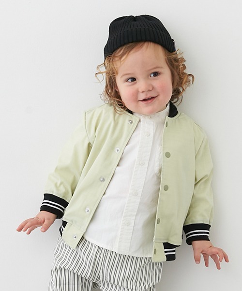 petit main（プティマイン）の「スタンドカラーシャツ（シャツ/ブラウス・キッズ・ホワイト/ブルー・80ｃｍ/90cm/110cm/100cm/120cm/130cm）」の17枚目の写真