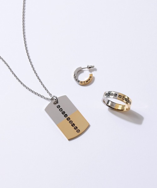 Paul Smith（ポールスミス）の「コンビメッキ ロゴ ピアス / 120902