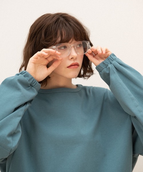 idem(イデム)の「idem wellington glasses/ウェリントン型メガネ(メガネ・レディース・ブラック/クリア・FREE)」の19枚目の写真