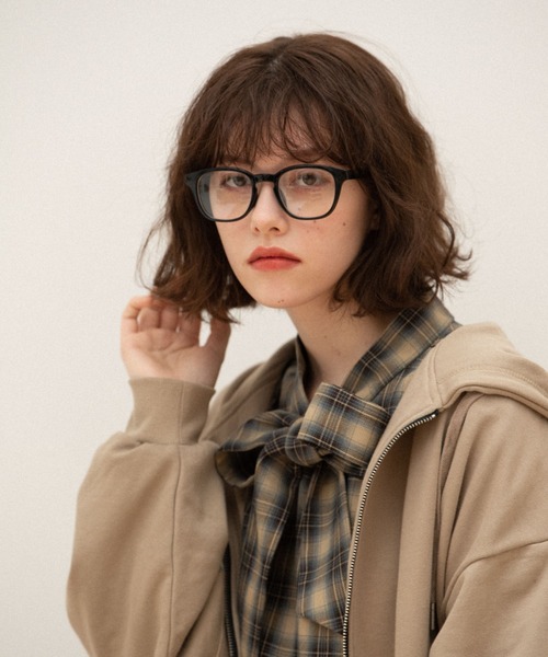 idem(イデム)の「idem wellington glasses/ウェリントン型メガネ(メガネ・レディース・ブラック/クリア・FREE)」の9枚目の写真