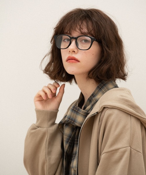 idem(イデム)の「idem wellington glasses/ウェリントン型メガネ(メガネ・レディース・ブラック/クリア・FREE)」の10枚目の写真