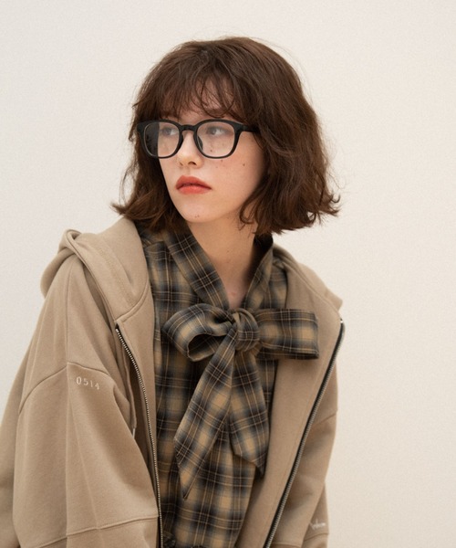 idem(イデム)の「idem wellington glasses/ウェリントン型メガネ(メガネ・レディース・ブラック/クリア・FREE)」の13枚目の写真