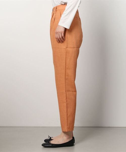 Shelly island（シェリーアイランド）の「リネンライクテーパードパンツ（その他パンツ・レディース・ベージュ/イエロー/オレンジ/モカ・FREE）」の8枚目の写真