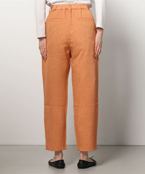 Shelly island（シェリーアイランド）の「リネンライクテーパードパンツ（その他パンツ・レディース・ベージュ/イエロー/オレンジ/モカ・FREE）」の14枚目の写真