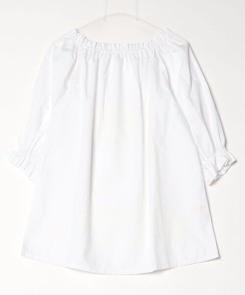 Maunaloa(マウナロア)の「【Maunaloa】パフ7分袖ブラウス(シャツ/ブラウス・レディース・ホワイト/ブラック・S/M/L)」の2枚目の写真