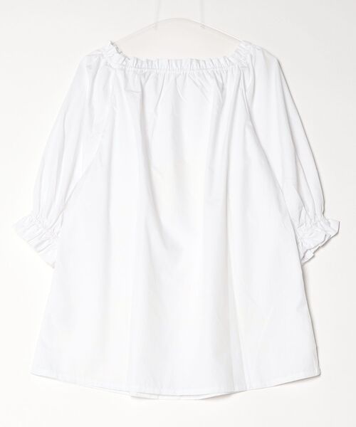 Maunaloa(マウナロア)の「【Maunaloa】パフ7分袖ブラウス(シャツ/ブラウス・レディース・ホワイト/ブラック・S/M/L)」の10枚目の写真