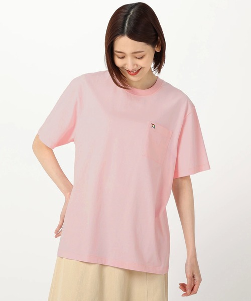 Arnold Palmer（アーノルドパーマー）の「APクラシック 半袖 シェア Ｔシャツ（Tシャツ/カットソー・レディース・アイボリー/ライトブルー/ホワイト/ダークグリーン/ラベンダー/ライトピンク/イエロー/ミント/ブルー/ネイビー/ブラック/レッド・XS/S/M/L/LL）」の12枚目の写真