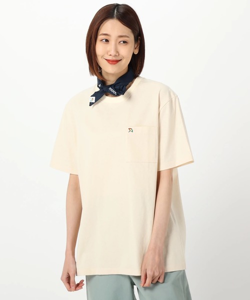 Arnold Palmer（アーノルドパーマー）の「APクラシック 半袖 シェア Ｔシャツ（Tシャツ/カットソー・レディース・アイボリー/ライトブルー/ホワイト/ダークグリーン/ラベンダー/ライトピンク/イエロー/ミント/ブルー/ネイビー/ブラック/レッド・XS/S/M/L/LL）」の3枚目の写真