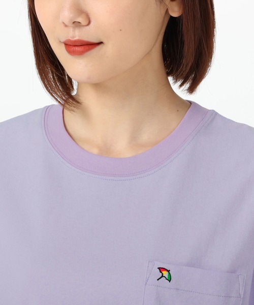 Arnold Palmer（アーノルドパーマー）の「APクラシック 半袖 シェア Ｔシャツ（Tシャツ/カットソー・レディース・アイボリー/ライトブルー/ホワイト/ダークグリーン/ラベンダー/ライトピンク/イエロー/ミント/ブルー/ネイビー/ブラック/レッド・XS/S/M/L/LL）」の16枚目の写真