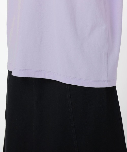 Arnold Palmer（アーノルドパーマー）の「APクラシック 半袖 シェア Ｔシャツ（Tシャツ/カットソー・レディース・アイボリー/ライトブルー/ホワイト/ダークグリーン/ラベンダー/ライトピンク/イエロー/ミント/ブルー/ネイビー/ブラック/レッド・XS/S/M/L/LL）」の19枚目の写真