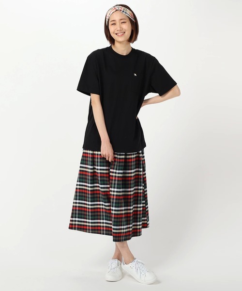 Arnold Palmer（アーノルドパーマー）の「APクラシック 半袖 シェア Ｔシャツ（Tシャツ/カットソー・レディース・アイボリー/ライトブルー/ホワイト/ダークグリーン/ラベンダー/ライトピンク/イエロー/ミント/ブルー/ネイビー/ブラック/レッド・XS/S/M/L/LL）」の22枚目の写真