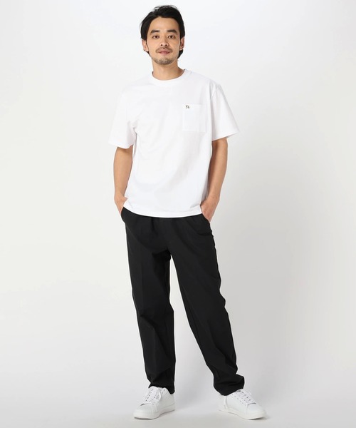 Arnold Palmer（アーノルドパーマー）の「APクラシック 半袖 シェア Ｔシャツ（Tシャツ/カットソー・レディース・アイボリー/ライトブルー/ホワイト/ダークグリーン/ラベンダー/ライトピンク/イエロー/ミント/ブルー/ネイビー/ブラック/レッド・XS/S/M/L/LL）」の20枚目の写真